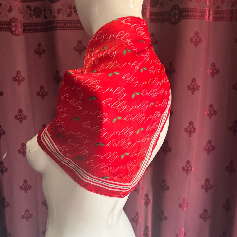 3/$20 Olivia Moss Red Holiday Edition  'Holly Jolly' Christmas Scarf Bandana